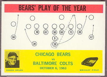 28 Chicago Bears Play Card